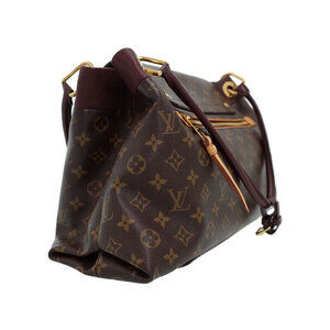 Louis Vuitton Leather Brown Olympe Bag Monogram Tote